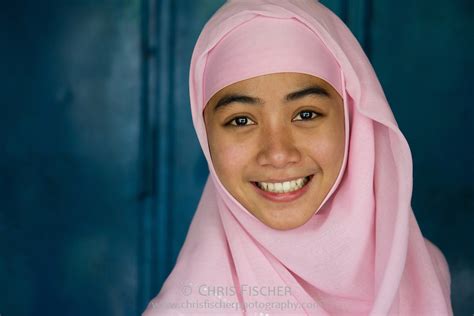 Smiling Young Indonesian Woman Chris Fischer Photography