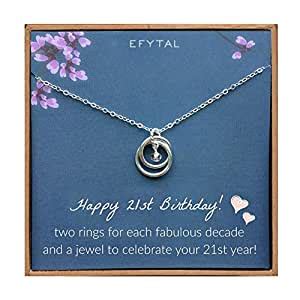 Check out this blog for more information on how to choose the best one! Amazon.com: EFYTAL 21st Birthday Gifts for Her, Sterling ...