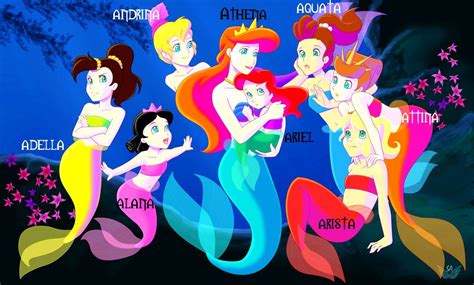 Athenaaquataandrinaaristaattinaadellaalanaand Ariel Disney