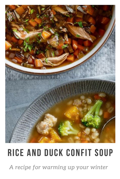 Here is a recipe for wild duck soup. This hearty soup will warm you up | Hearty soups, Soup ...