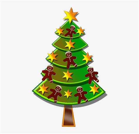 Gingerbread Trees Clip Art Library