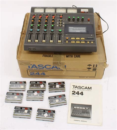 1982 Teac Tascam 244 Portastudio Boxed With Manual And A Selection Of