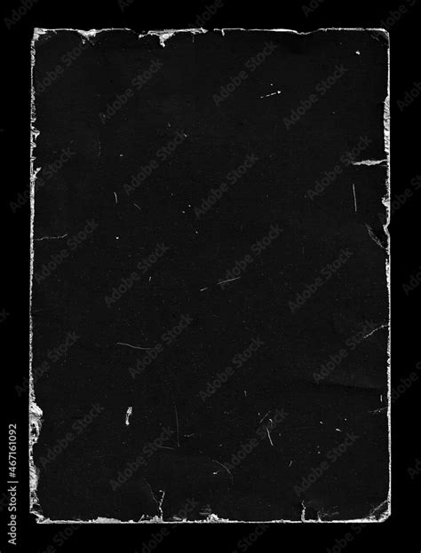Old Black Empty Aged Damaged Paper Poster Cardboard Photo Card Rough