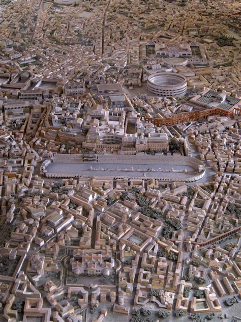 Model Of Ancient Rome In The Time Of Constantine Designed