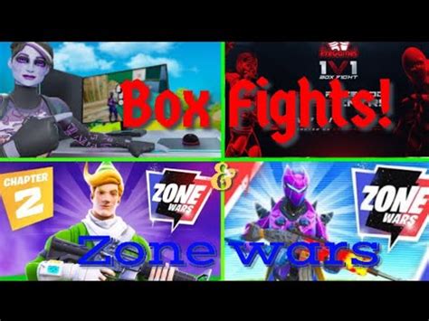 Deathruns escape zone wars edit courses hide & seek parkour 1v1 puzzles music fashion shows search & destroy prop hunt mini games gun games box fights fun maps adventure other ffa warm up races mazes remakes challenge. Zone wars and box fights codes and gameplay | Fortnite ...