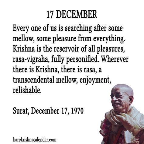 Srila Prabhupadas Quotes For 17 December Hare Krishna Calendar