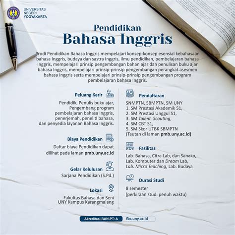 S1-Pendidikan Bahasa Inggris | PMB UNY