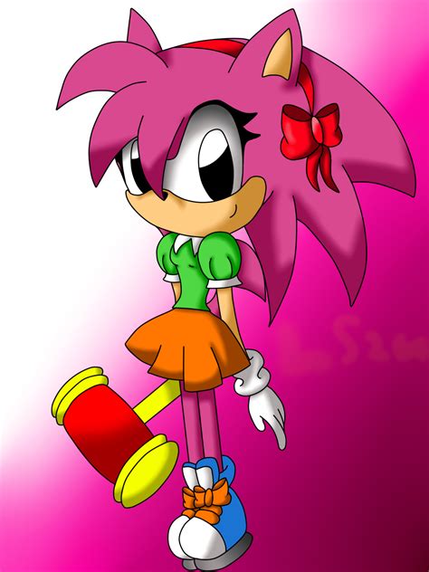 Classic Amy Rose By Lillyseedrafox264 On Deviantart