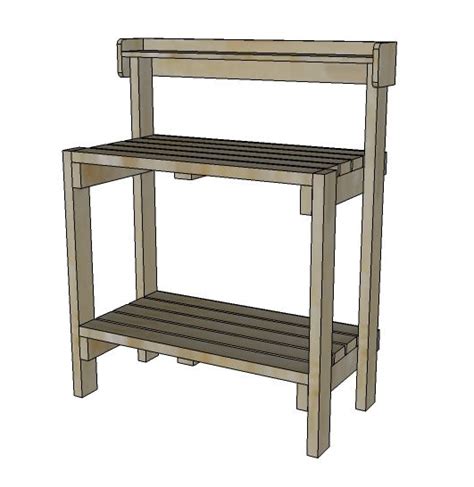Potting Bench Plans Ana White Learn Woodworking Storage Bench Plans