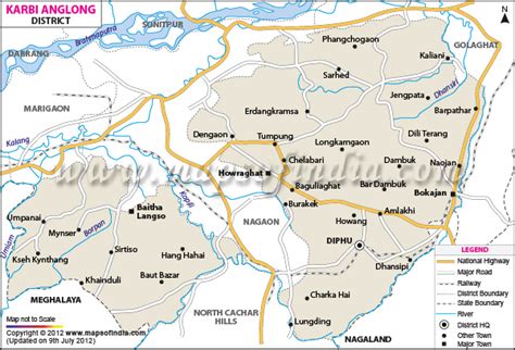 Karbi Anglong District Map