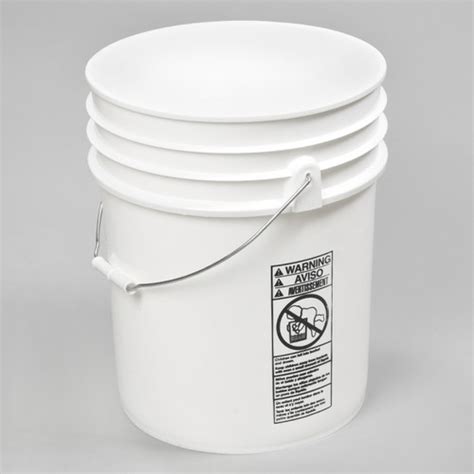 Un Rated 5 Gallon Plastic Pail Lid Sold Separately Northern Container