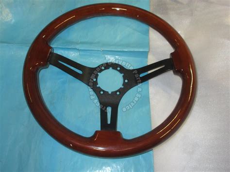 1963 1982 Corvette Steering Wheel 14 Mahogany Satin Black 3 Spoke