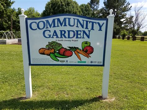 Community Garden Sign Miami Public Library