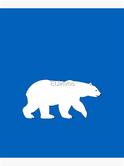 Majestic Polar Bear Poster By Eljimmo Redbubble