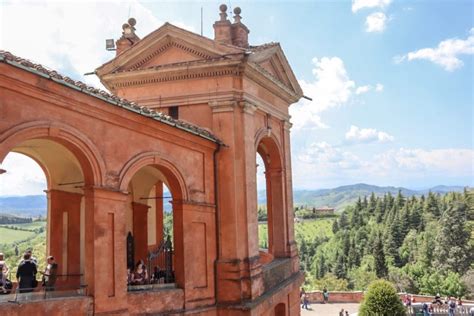Walking Bolognas Portico Di San Luca To The Sanctuary Of The Madonna