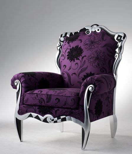 Beetlejuice Chair Purple Furniture Gothic Furniture Funky Furniture