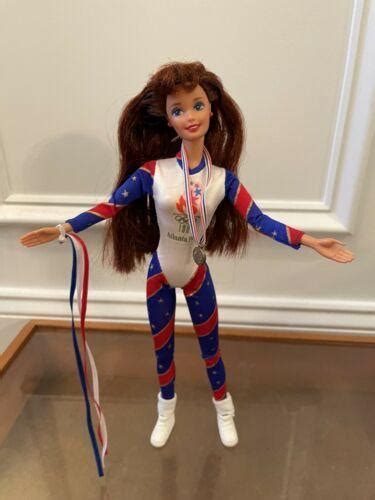 Redhead 1996 Olympic Gymnast Barbie Beautiful Brick Red Auburn Hair