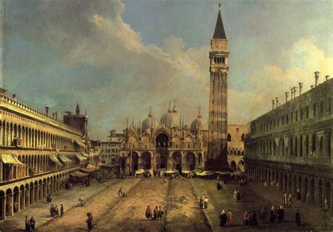 Museumsqualität Prints Piazza San Marco Blick Nach Osten Entlang Der Mittellinie 1723 Von
