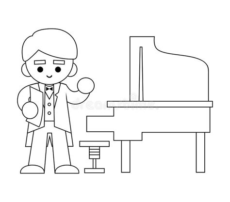 Piano Book Logo Design Retro Hipster Stock Illustration . Music Piano