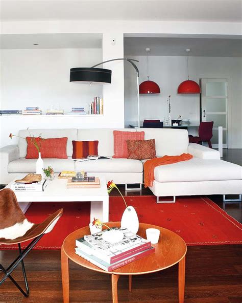 25 Beautiful Red Living Room Design Ideas - Decoration Love