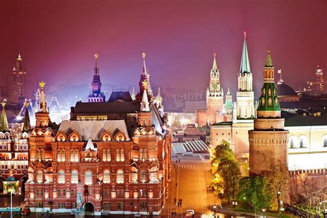 Red Square And Kremlin Aerial View Dream Destinations Around The