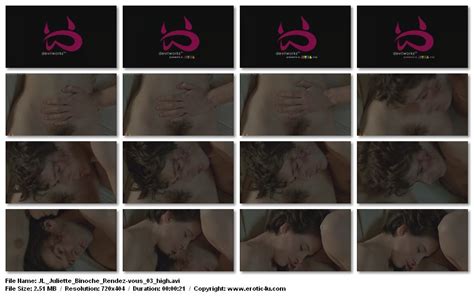 Download Or Watch Online Juliette Binoche Naked In Rendez Vous