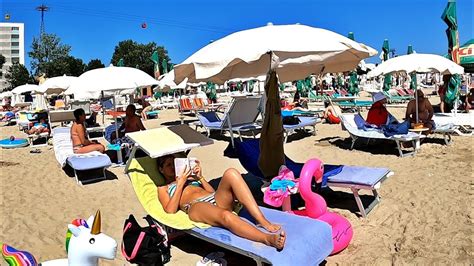 Romania Black Sea Vacation K Mamaia Summer Sunbathing And Beach Fun Youtube