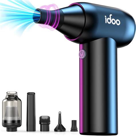 Buy Idoo Electric Compressed Air Duster Metal Powerful Cordless Air