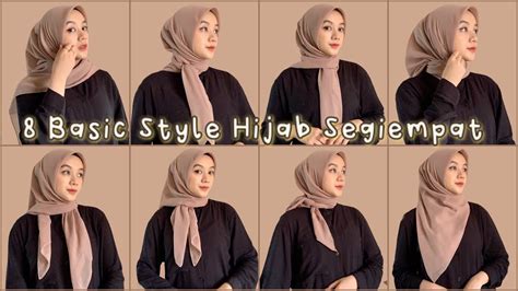 Tutorial Hijab Segiempat Simple Untuk Sehari Hari Kondangan Wisuda Lamaran Kerja Dan Kuliah FM