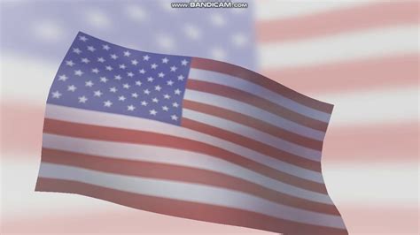 3d American Flag Screensaver Youtube