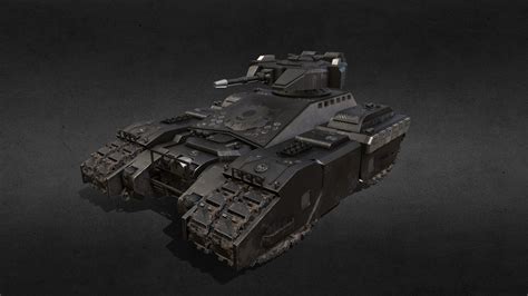 Cyber Tank Futuristiccyberpunk Download Free 3d Model By Kraytay