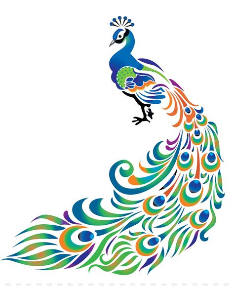 Peafowl Silhouette Drawing Clip Art Peacock Png Download 19802308