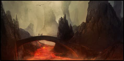 Lava Landscape By Jonathandevos On Deviantart Fantasy Landscape