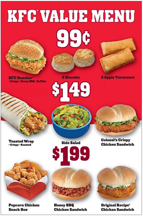 Kfc restaurants are starting to open with safe social distancing in place. KFC Value Menu - SmarterSpend.com SmarterSpend.com