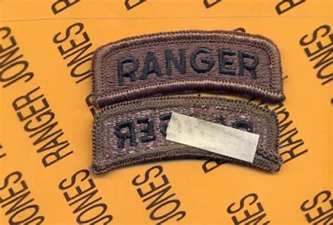 Us Army Ranger Od Green Bdu Variant Black Tab Patch Me 300 Picclick