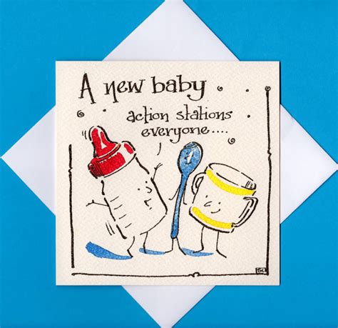 Gorgeous Unusual Funny New Baby Card Great For Baby Showers Etsy