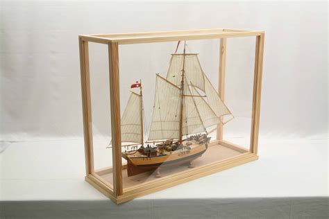 Photos Ship Model Galeas From Stettin 18th Century Display Case