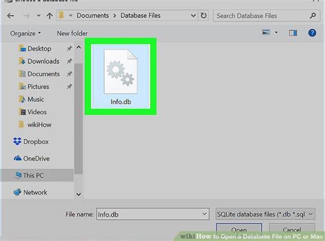 How To Open A Database File Db File On Pc Or Mac Wikihow
