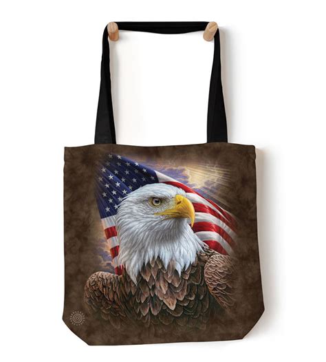 Independence Eagle Tote Bag Hand Sewn In America Fast Shipping