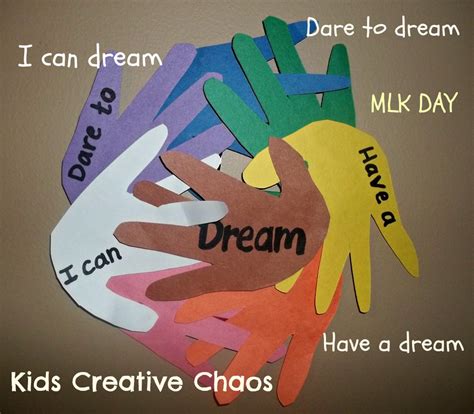 Handprint Dream Catcher Paper Craft For Martin Luther King Day