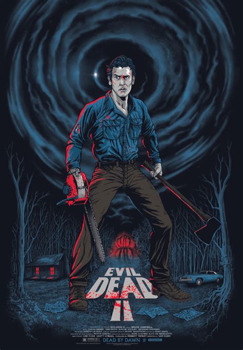 This movie reminds me of a combination of the exorcist with the original evil dead. INSIDE THE ROCK POSTER FRAME BLOG: Gary Pullin Evil Dead 2 ...