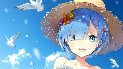 Summer Anime Girl Wallpapers Top Free Summer Anime Girl Backgrounds Wallpaperaccess