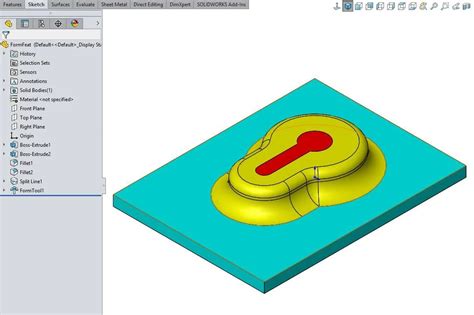 Solidworks Sheet Metal How To Create Custom Form Tools Computer