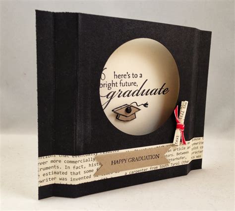 A family member starts to pass around a greeting card for everyone to sign. StampinTX: Graduation Card Ideas