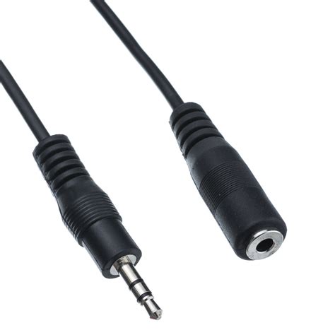 3m pro 3.5mm stereo to 2 x 6.35mm 1/4 inch mono jacks cable lead. 6ft Mini 3.5mm Stereo Extension Cable, Male to Female 3.5mm