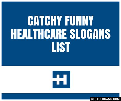 Catchy Funny Healthcare Slogans Generator Phrases Taglines