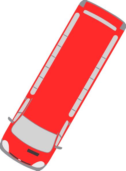 Red Bus 240 Clip Art At Clker Com Vector Clip Art Online Royalty