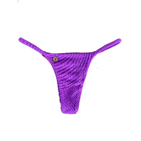 Biquini Dupla Face Lateral Fininha Lia Mandala Violeta Solar Bikinis