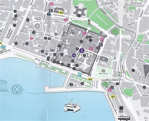 Mapas de Split - Croácia | MapasBlog
