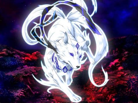 Purple Anime Wolves Google Search With Images Anime Wolf Anime
